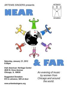 Near and Far Concert - 2012. Art by Sue Dunmore.